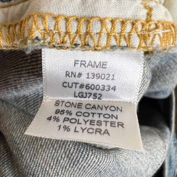 🌹Frame Denim Le Garcon Mid Rise Distressed Slim Boyfriend Jeans Womens NWT - Picture 13 of 15